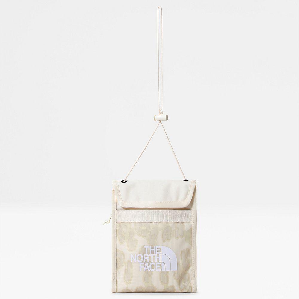 The North Face Bozer Neck Γυναικεια Pouch - Ασημι Γκρι Λεοπαρ / Ασπρα (KBPO31564)